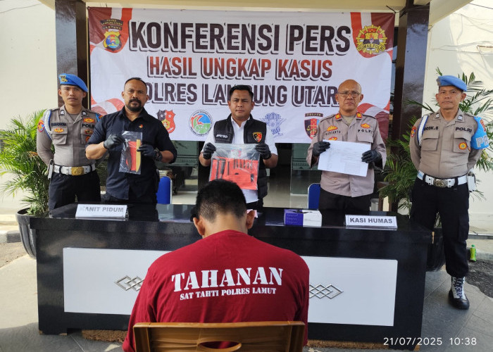 Sempat Buron, Pelaku Spesialis Curanmor Dibekuk Tekab 308 Polres Lampura