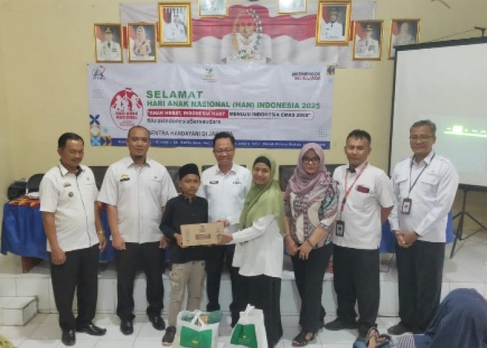 Pemkab Pesawaran dan Kementerian Sosial Salurkan Bantuan ATENSI untuk 198 Anak dalam Rangka Hari Anak Nasional