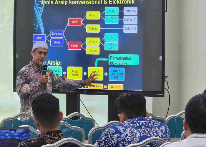 Biro AUPKK UIN Raden Intan Lampung Gelar Bimtek Pengelolaan Arsip Vital dan Terjaga