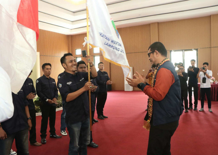Ketum Teuku Yudhistira Lantik Pengurus IWO Lampung Utara, Targetkan Sinergi Pers dan Pemerintah