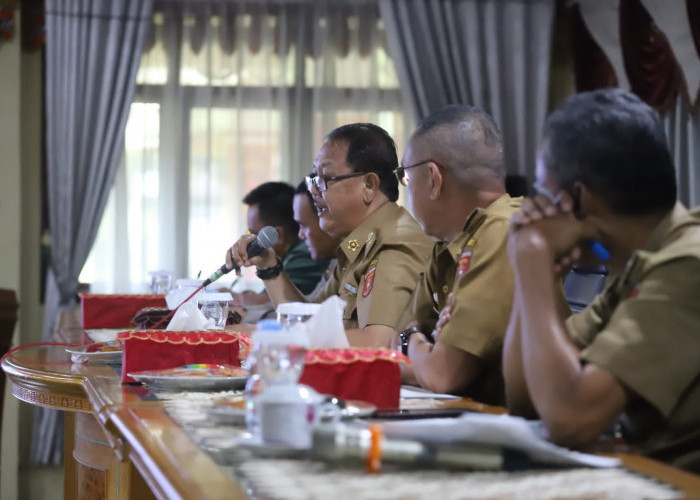 Pemkab Lambar Gelar Rapat Persiapan Penyambutan Kunjungan Presiden Joko Widodo. 