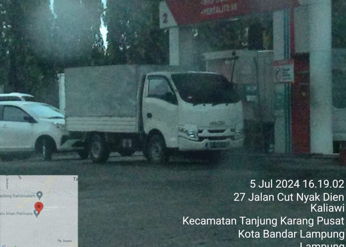 Mobil Traga Box Diduga Melakukan Pengecoran Berulang Kali Di SPBU24.351.102  