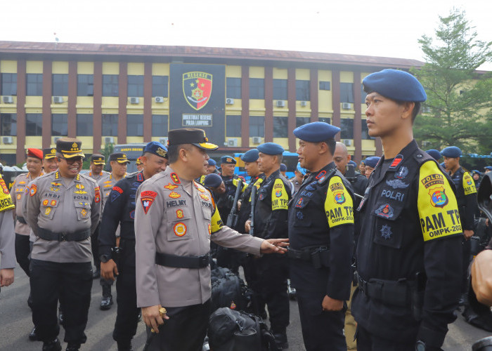 Kapolda Lampung Tegaskan Larangan Anggota Bawa Senpi di TPS Saat Pengamanan Pungut Suara Pilkada 2024