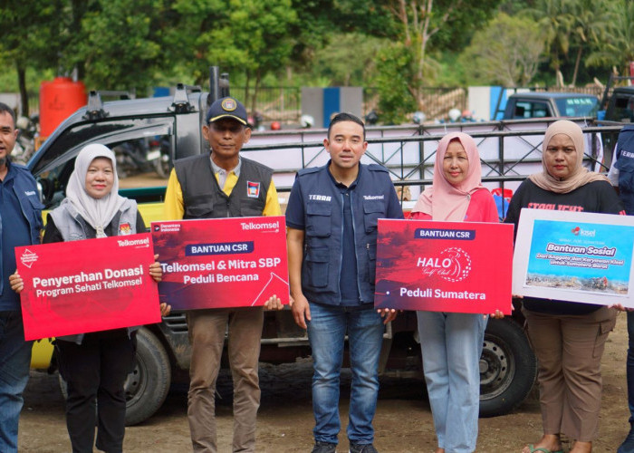 Telkomsel Kembali Salurkan Bantuan CSR dan Posko Layanan di Padang