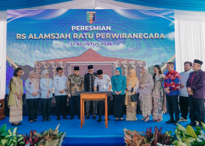 RSJ Lampung Resmi Berganti Nama Menjadi RS Alamsyah Ratu Perwiranegara
