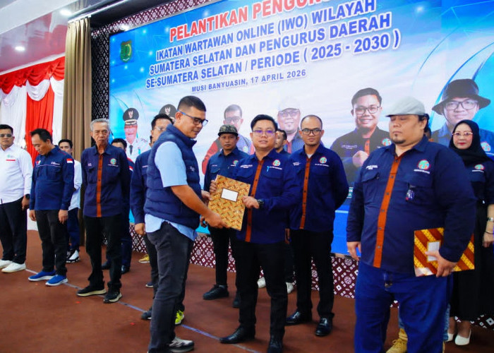 Ketum PP IWO Lantik PW dan 5 PD se Sumsel , Ajak IWO Kontrol Lingkungan di Muba Sebagai Kawasan Tambang Minyak
