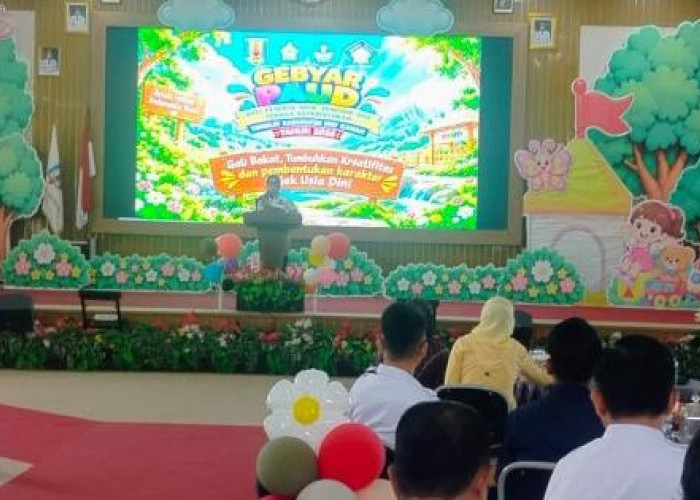 Ribuan Anak Usia Dini Antusias Ikuti Gebyar PAUD Tingkat Kabupaten Way Kanan