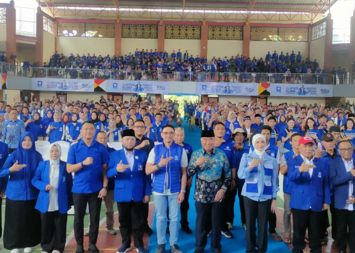 PAN Tanggamus Perkuat Basis Akar Rumput, 2.000 Relawan dan Pengurus Ranting Dilantik