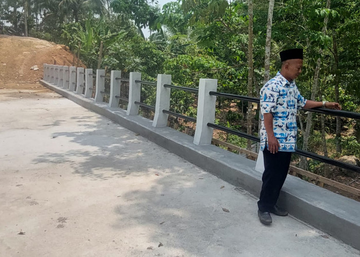 Desa Bogorrejo, Pesawaran Bangun Jembatan Penghubung  Antar Dusun
