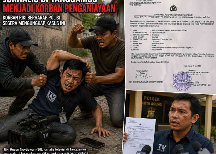 Jurnalis Saburai TV di Tanggamus Diduga Jadi Korban Pengeroyokan, Polisi Diminta Usut Tuntas