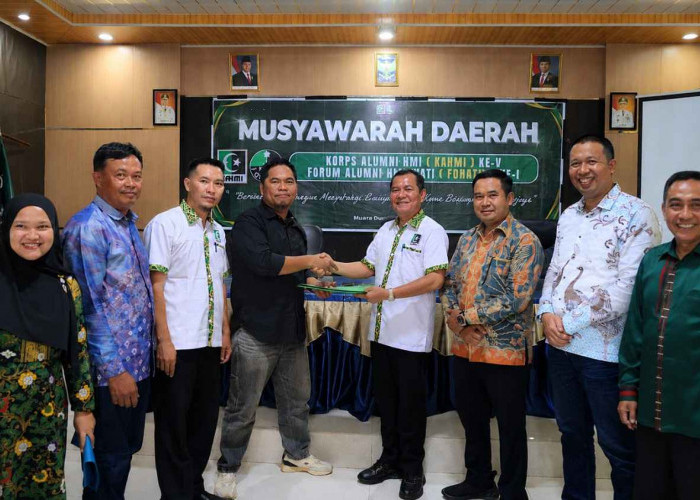 Misnadi Nahkodai KAHMI OKU Selatan 2026–2031, Ema Ratna Sari Pimpin FORHATI
