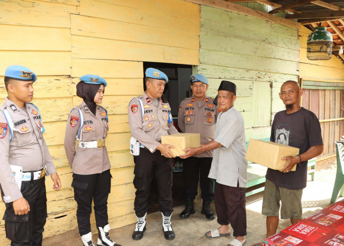 Sambut HUT Ke 23  Propam Polri, Sie Propam Polres Lampung Utara Gelar Baksos 