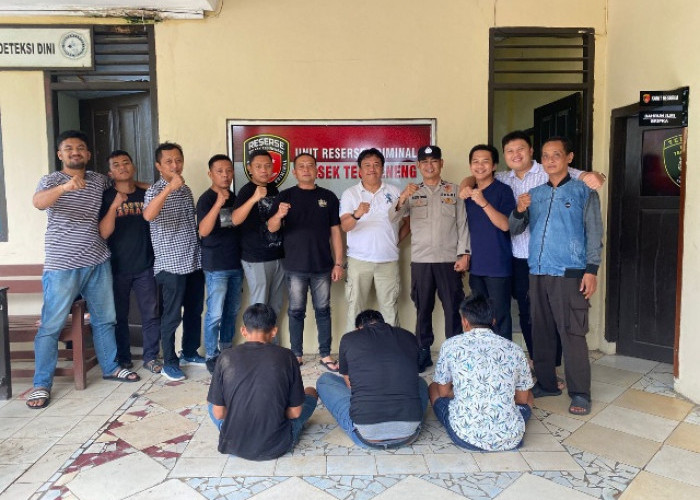 Tekab 308 Presisi Polsek Tegineneng Gelandang Tiga Pelaku Gondol 7 Ekor Sapi ke Mapolsek