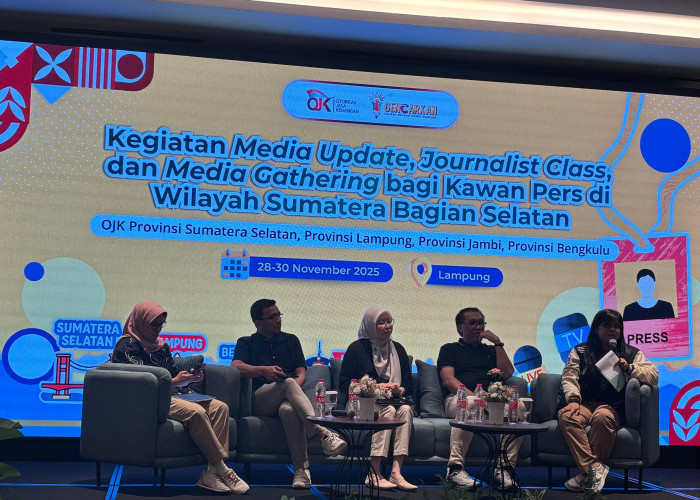 OJK Gelar Pemaparan Riset Keuangan dan Jurnalisme Ekonomi pada Media Update Sumbagsel 2025