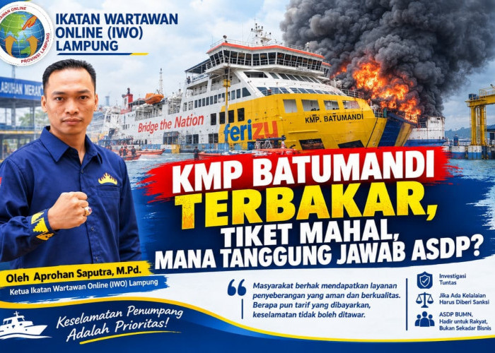 KMP Batumandi Terbakar, Tiket Mahal, Tanggung Jawab ASDP Dipertanyakan