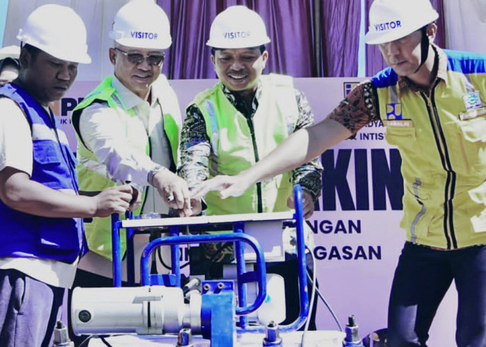 Bupati Riyanto Groundbreaking Pembangunan SPAM IKK Way Sepagasan 