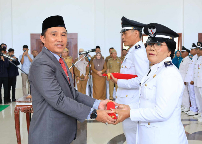 Lantik 60 Peratin, Parosil Mabsus Minta Prioritas Pembangunan Infrastruktur