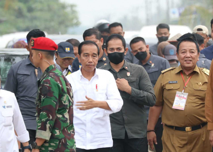Percepatan Peningkatan Konektifitas Jalan Daerah, Presiden Joko Widodo Tinjau Ruas Jalan di Provinsi Lampung