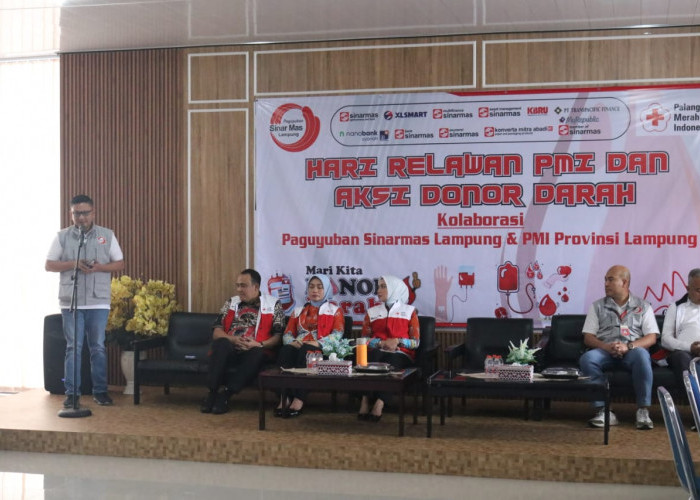 Paguyuban Sinarmas Lampung Bersama PMI Provinsi Lampung Gelar Aksi Donor Darah