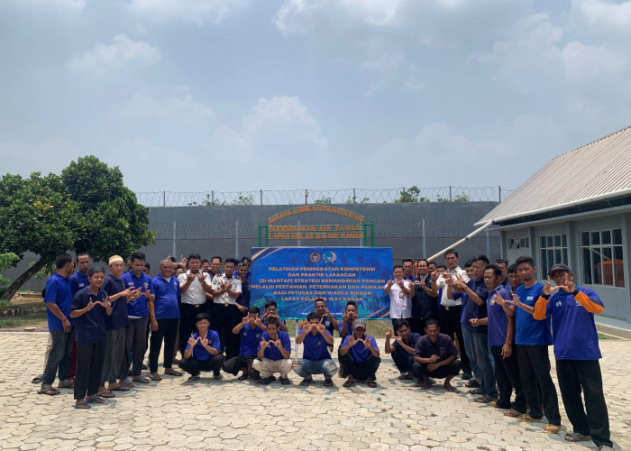 Lapas Way Kanan Kembangkan Budidaya Ikan Air Tawar