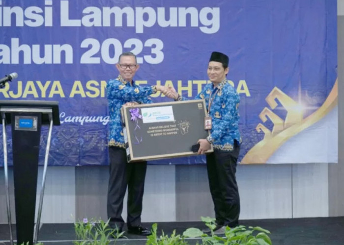 Sekda Fahrizal Darminto membuka Rapat Kerja Korps Pegawai Republik Indonesia Provinsi Lampung Ta