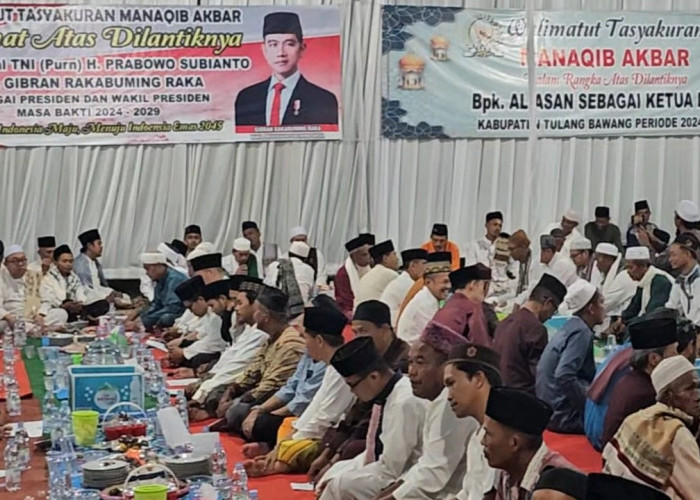 Jadi Ketua DPRD Tulangbawang, Aliasan Tasyakuran