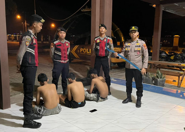 Polres Pringsewu Gagalkan Tawuran Remaja, Amankan Celurit