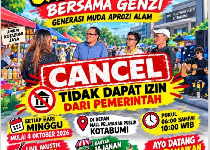 Car Free Day Gen Zi di Lampung Utara Kembali Ditunda, Izin dan Rekomendasi Belum Terbit