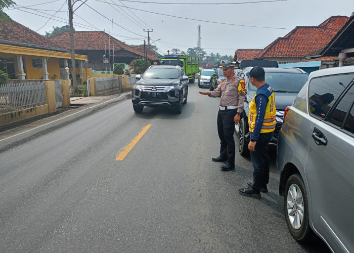 Cegah Laka Lantas, Polres Lampung Utara Bersama BPJN Lampung Survey Jalan Rusak