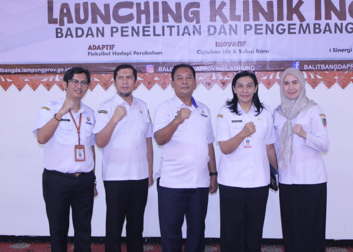 Gubernur Lampung Resmikan Klinik Inovasi 2026, Dorong Budaya Kerja Kreatif dan Daya Saing Daerah