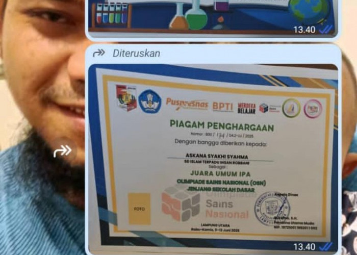 Raih Medali Emas dan Juara Umum OSN , Seorang Pelajar Asal Rejosari Ditolak Masuk MTsN 2 Kotabumi