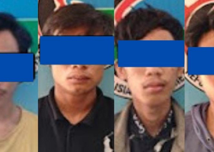 Polisi Tangkap Empat Pemakai Sabu-sabu di Kota Metro 