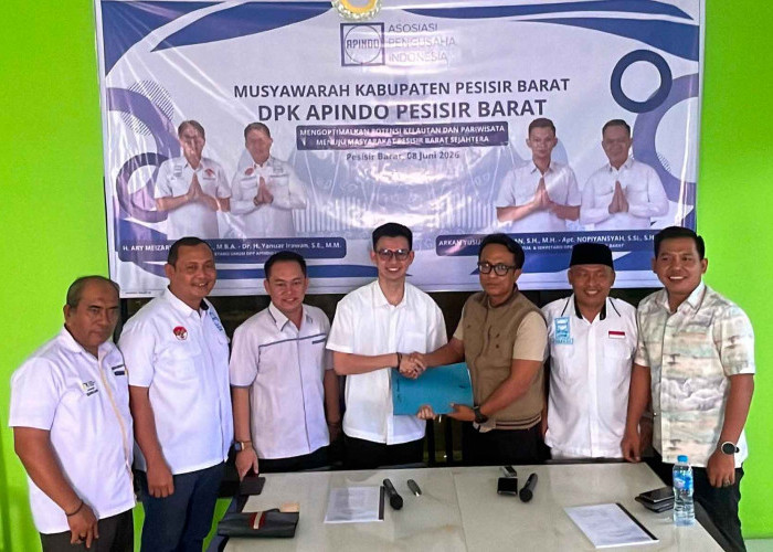 Arkhan Terpilih jadi Ketua Apindo Pesibar