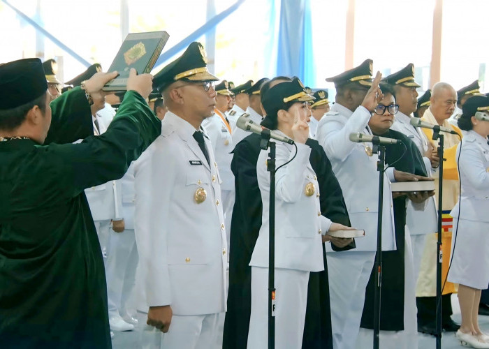 Presiden Prabowo Lantik Rahmat Mirzani Djausal dan Jihan Nurlela sebagai Gubernur-Wagub Lampung