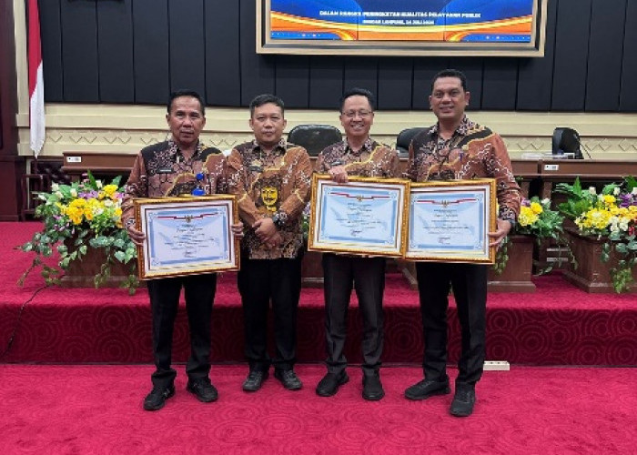 Kabupaten Pesawaran Terima Penghargaan Pelayanan Publik dari Kementerian PANRB