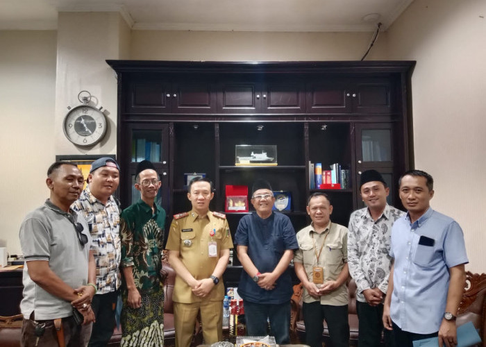 Matangkan Agenda Pelantikan dan Rakerda, JMSI Lampung Audiensi Dengan Sekdaprov Lampung 