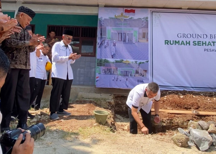 Bupati Pesawaran, Baznas RI dan Baznas Pesawaran Letakan Batu Pertama Pembangunan RSB