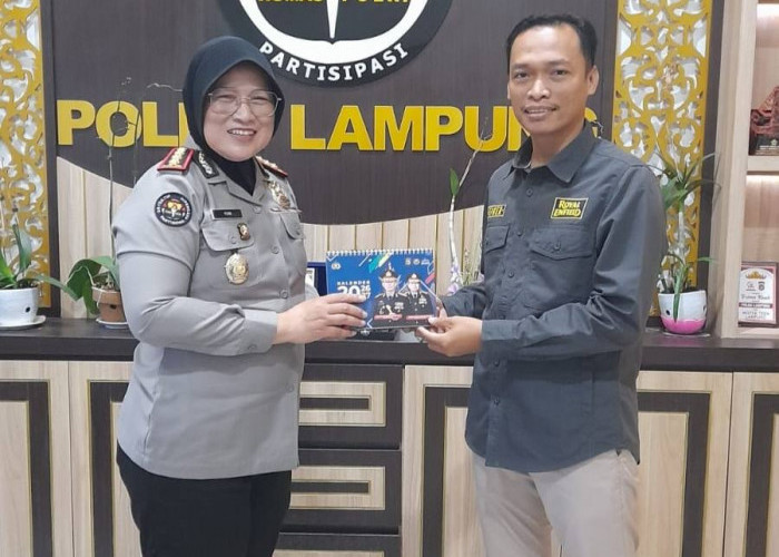 Perkuat Sinergi Pers dan Polri, GM Lampung Newspaper Silaturahmi ke Polda Lampung