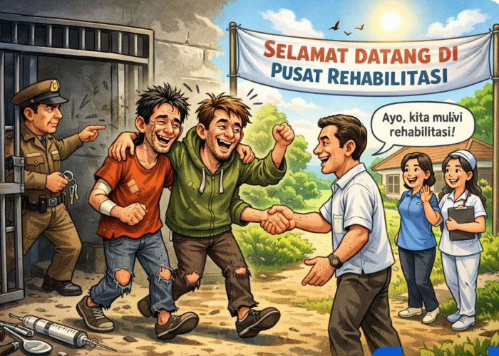 Oknum Kakon dan Kepsek Yang Digerebek Polisi di Bulok Jalani Rehab 4 Bulan, Dua Pengedar Sabu Ditahan