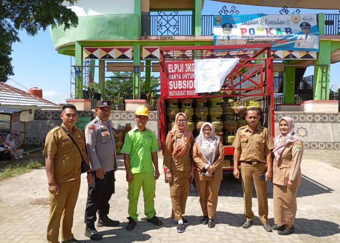 Pemkab Tanggamus Gelar Operasi Pasar Gas Elpiji 3 Kg di 2 Titik 