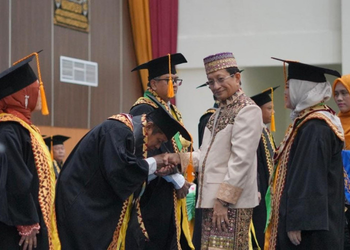 Sambangi UIN Jusila, Menag Nasaruddin Umar Kukuhkan 5 Guru Besar