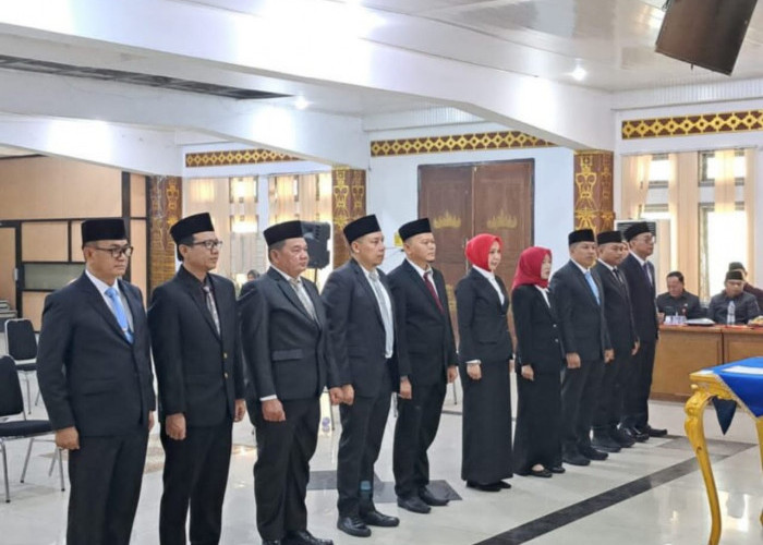 Lantik 10 Pejabat Eselon II, Hamartoni Pastikan Evaluasi Kinerja Setiap 6 Bulan