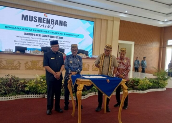 Buka Musrenbang Lampung Utara, Gubernur Mirza Dorong Percepatan Pembangunan,Hilirisasi dan Infrastruktur