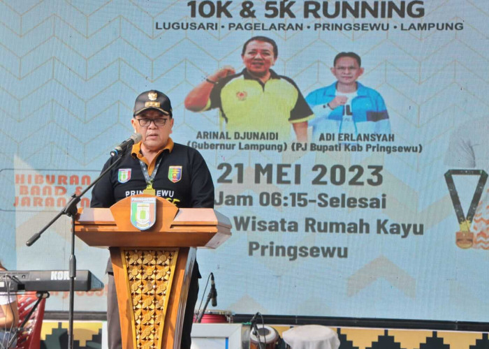 Pringsewu Haritage Fun Run 10K and 5K Digelar, Gubernur Arinal Kibarkan Bendera Start