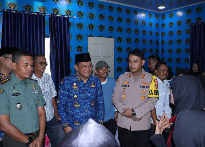 Kapolres Lampung Utara Hadiri Kegiatan Donor Darah Untuk Kemanusian PWI