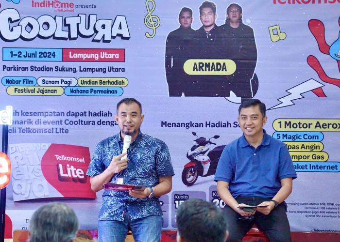 Telkomsel Cooltura Hibur Masyarakat Lampung Utara Hadirkan Band Armada Hingga Siapkan Banyak Hadiah