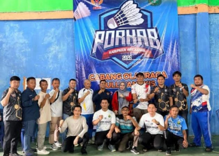 Porkab Waykanan Resmi Dimulai, Diawali Cabor Bulu Tangkis