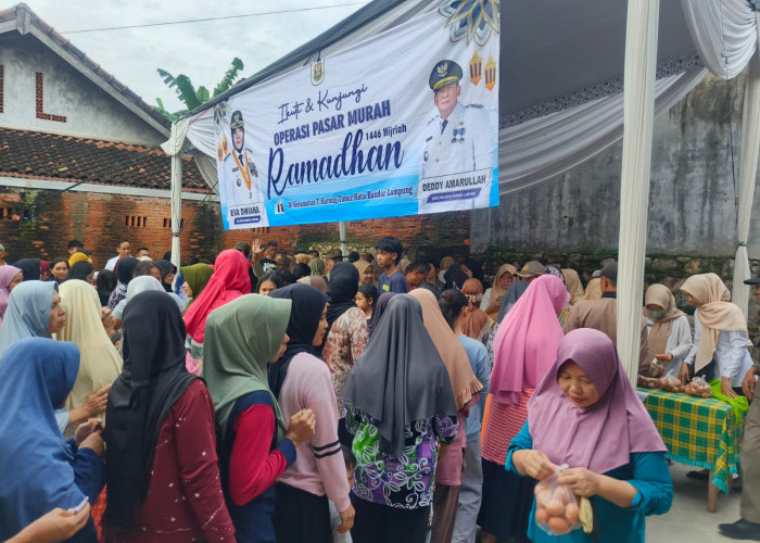 Operasi Pasar Murah Ramadan Kota Bandar Lampung Mulai Digelar Serentak di 20 Kecamatan