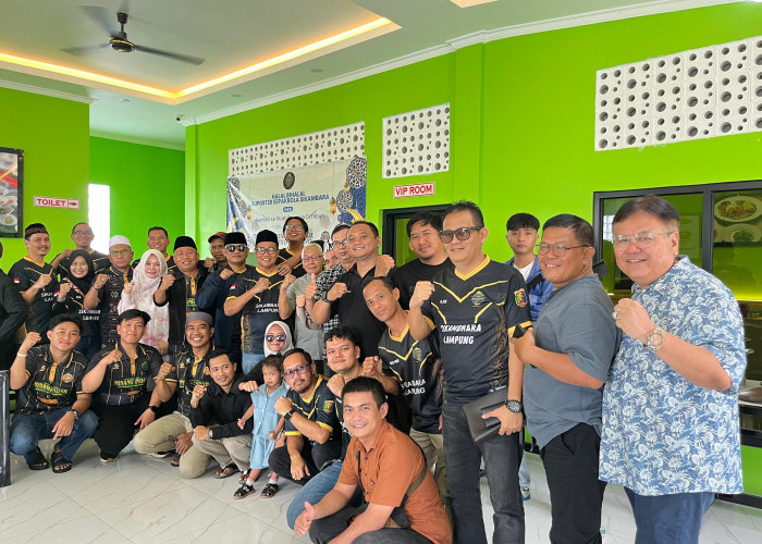 Halal Bihalal Sikambara Lampung Perkuat Solidaritas, Ajak Suporter Ramaikan Stadion