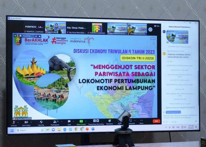 Pertumbuhan Ekonomi Provinsi Lampung Tertinggi di Sumatera, Sektor Pariwisata Jadi Andalan